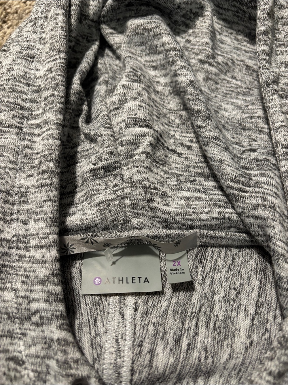 Athleta Full Zip Hoodie size 2X - Picture 2 of 4